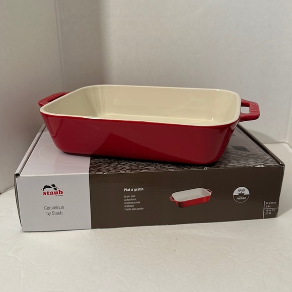 Staub Kitchen Staub Ceramic Gratin Dish Brand New Poshmark